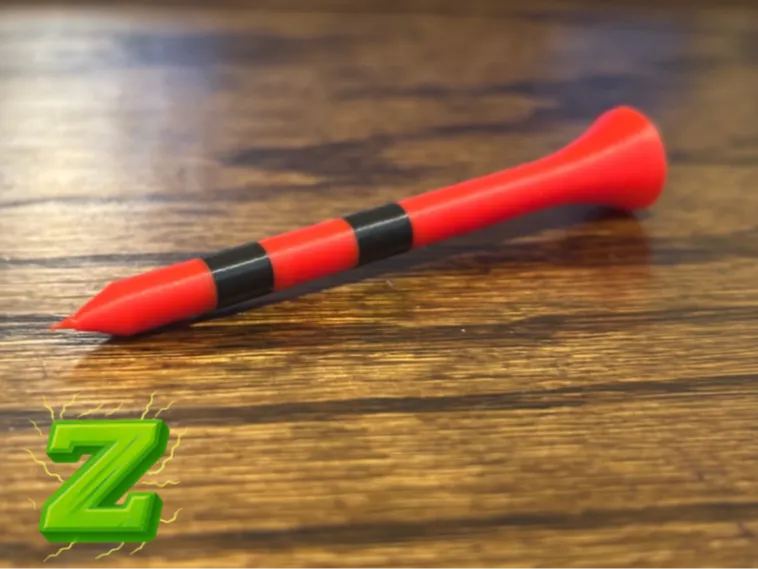 Golf Tee with depth markers