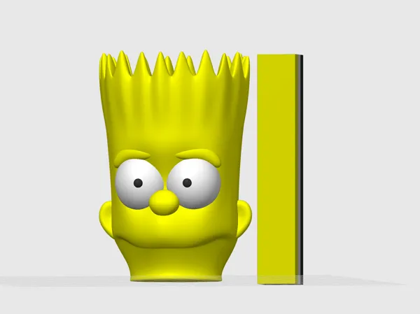 Pot à crayons Bart Simpson