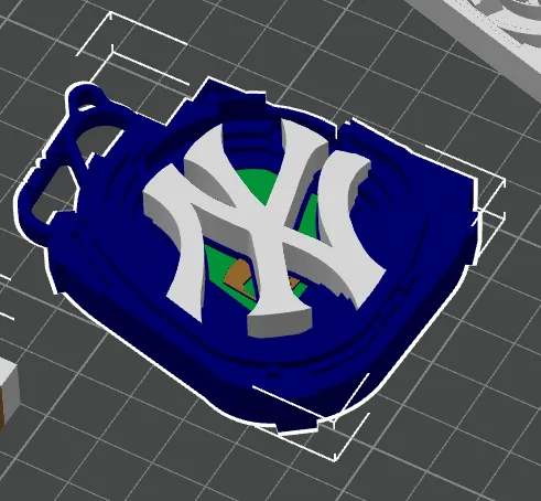 Yankee Stadium Key Ring
