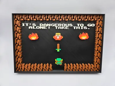 It's too Dangerous to go alone (Legend Of Zelda)