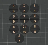 numbered bases 20mm and 30mm, No AMS, 0.4mm nozzle