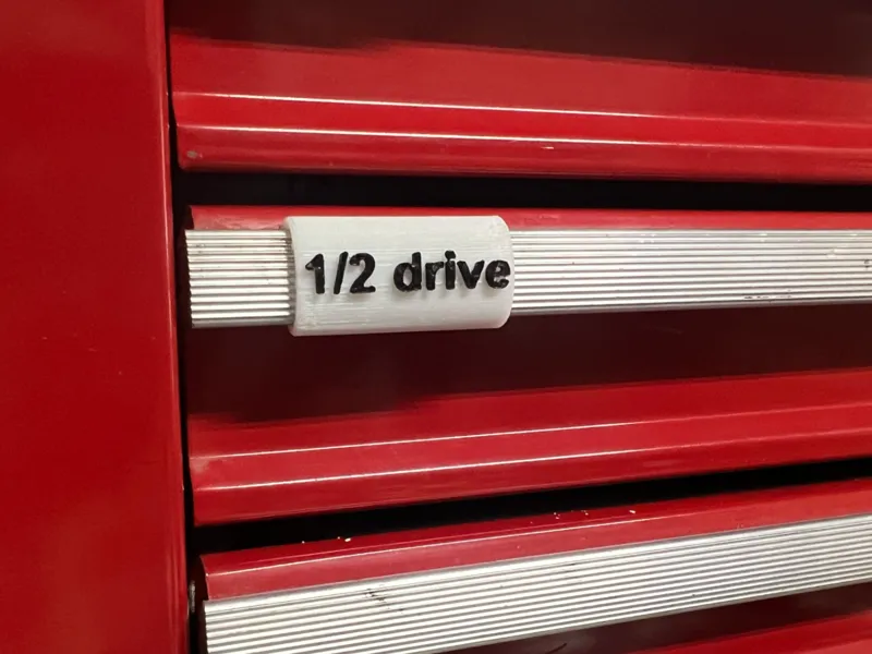 Craftsman Tool Box label