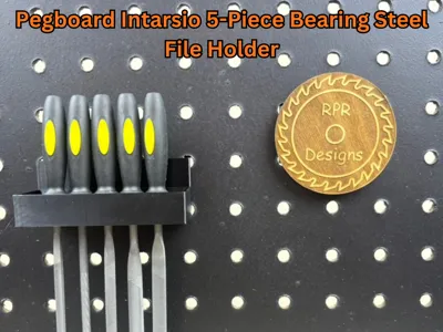 Pegboard Intarsio 5-Piece File Holder