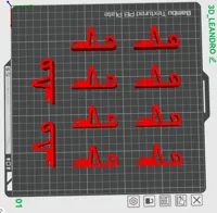 MESA COM 10 UNIDADES - 0.2mm layer, 2 walls, 15% infill