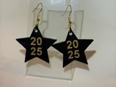 2025 Star shaped earring New Year or Graduation