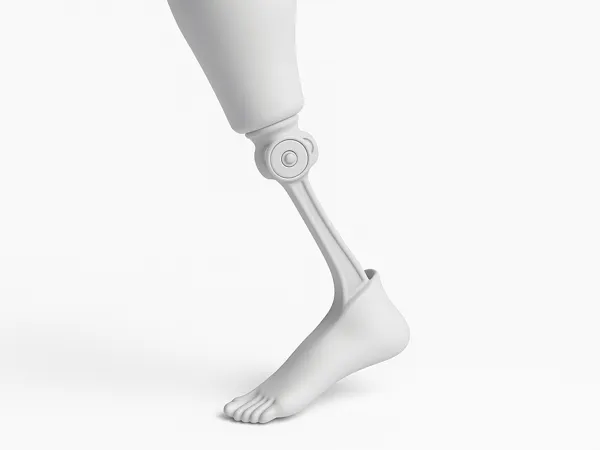 Prothèse de jambe sous le genou fonctionnelle (éducatif)