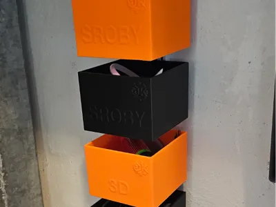 Modular Storage Box for Twin Slot Rail Systems