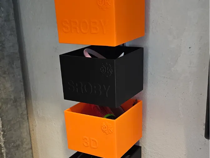 Modular Storage Box for Twin Slot Rail Systems