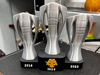 AEK Athens Super League Champions Trophy Display 