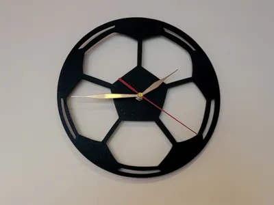 Soccer Ball Wall Clock