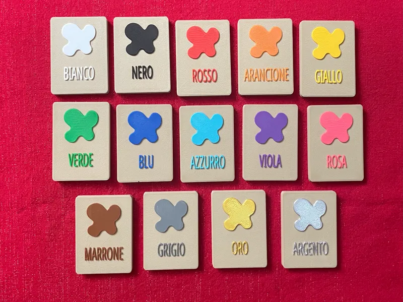 Carte dei Colori – Set Educativo con Macchia