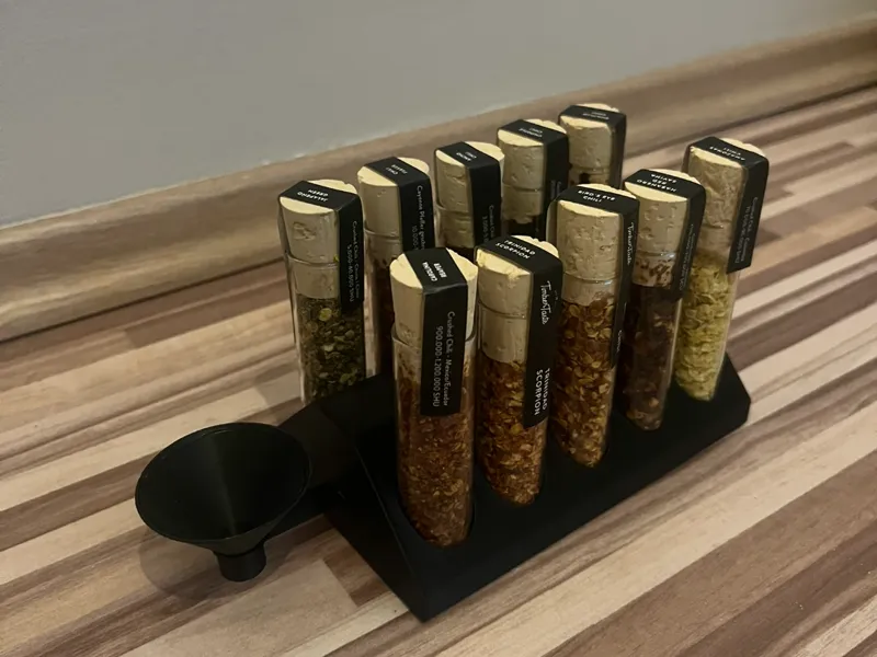 Coffee Beans / Spices Test Tube Holder