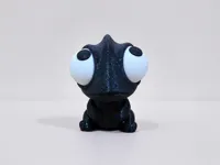 movable joints chameleon Keychain