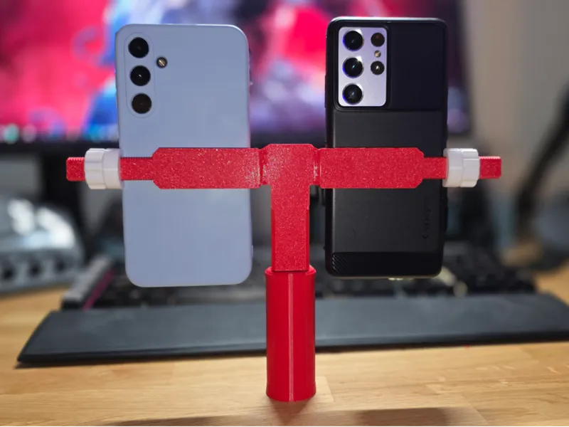 Dual phone holder