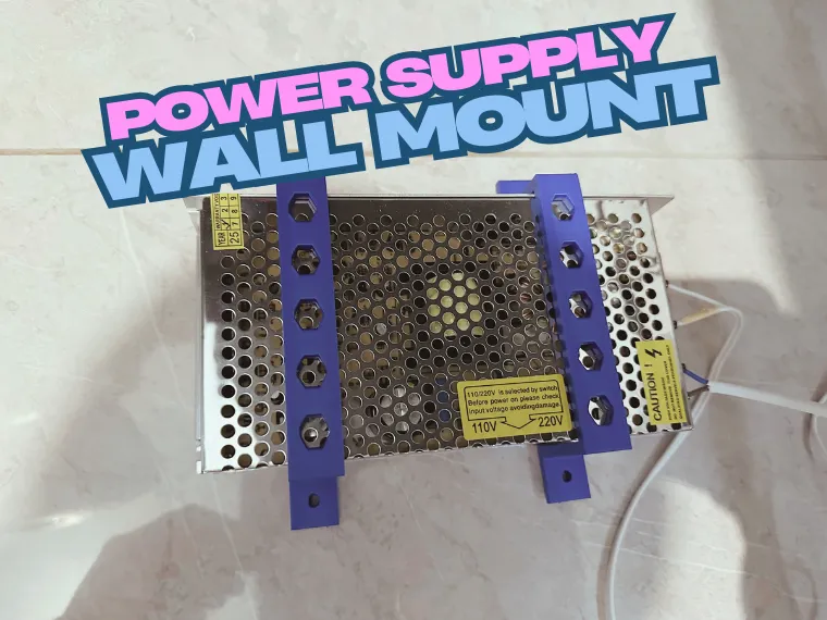 Supporto Alimentatore PSU Staffa Parete Scorriment