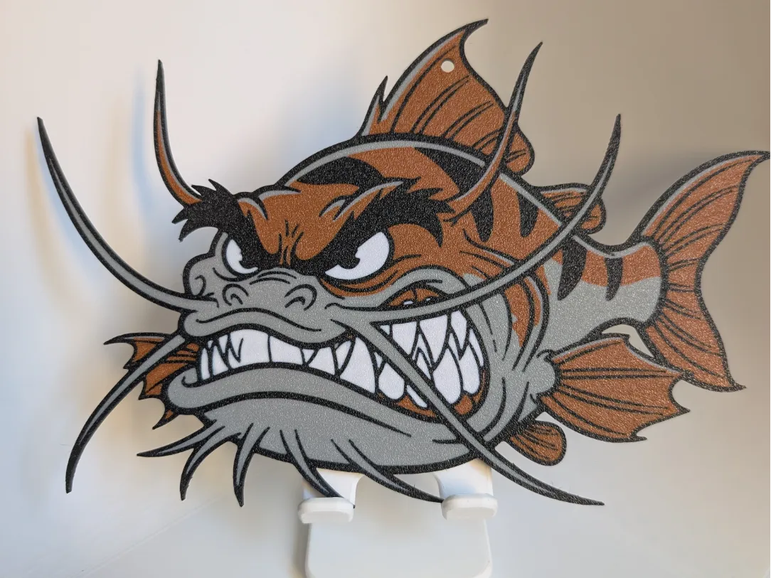 Grumpy Cartoon Catfish by Dorni90 MakerWorld: Download Free 3D Models