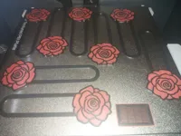 Double-sided, 8 bookmarks on a plate