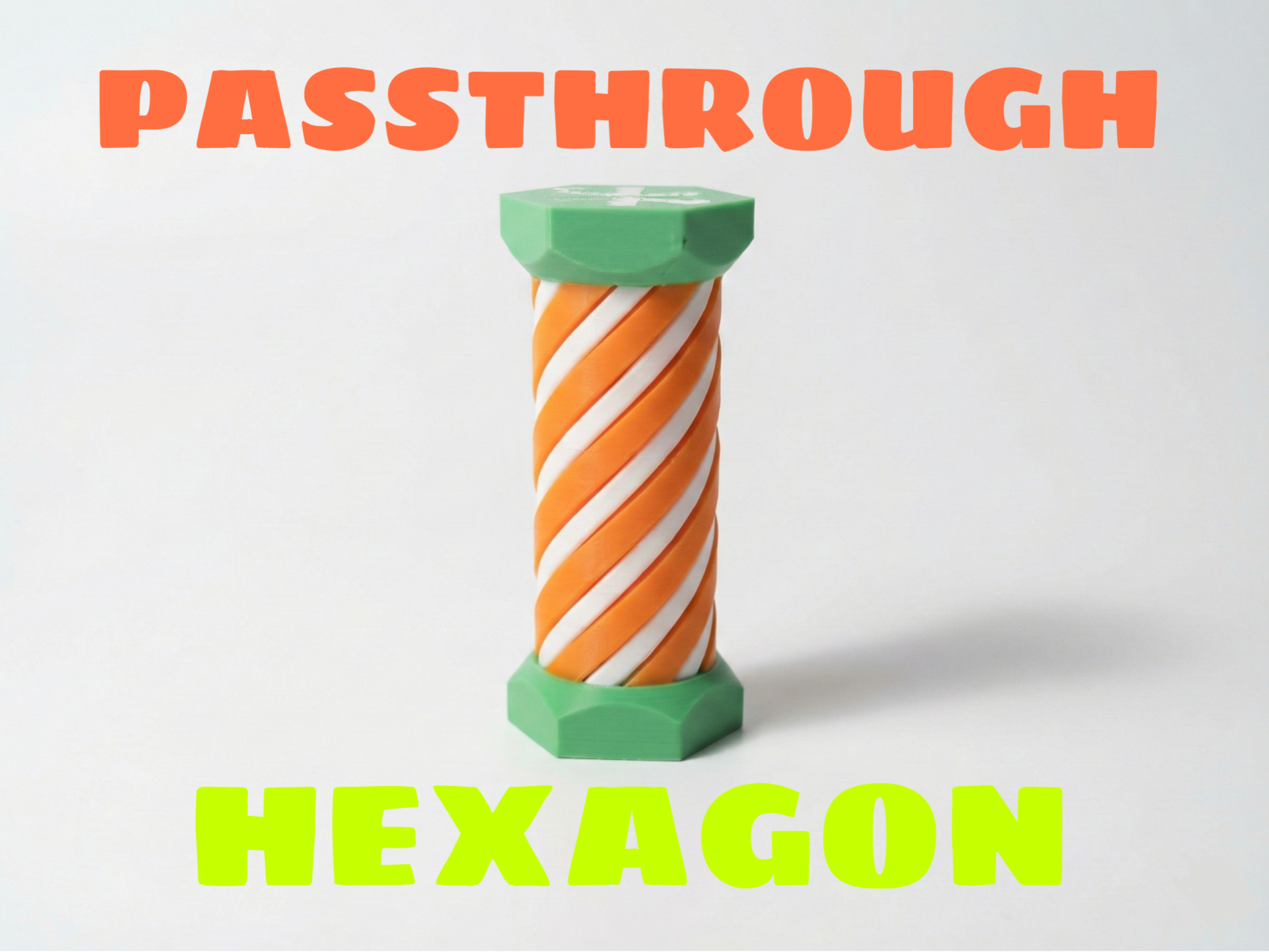 Hex Spiral twisty passthrough Fidget