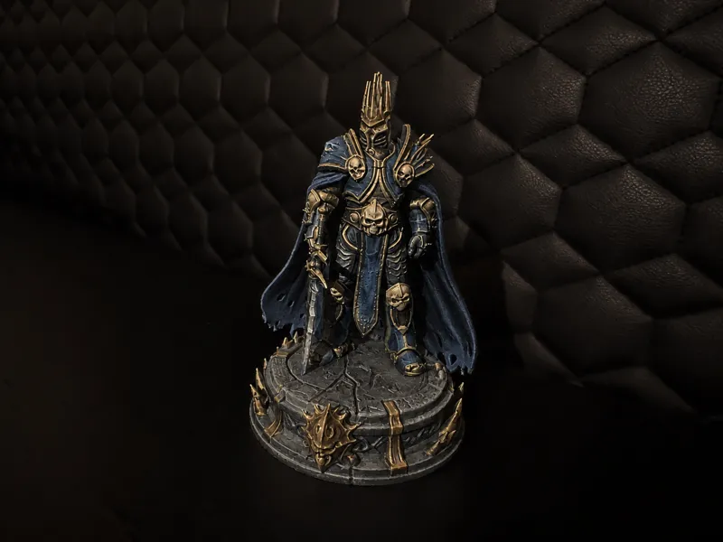The Frozen King – Hand Painted Fantasy Miniature