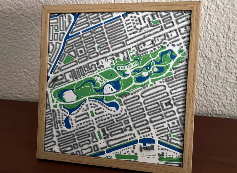 Vondelpark Amsterdam Miniature Diorama