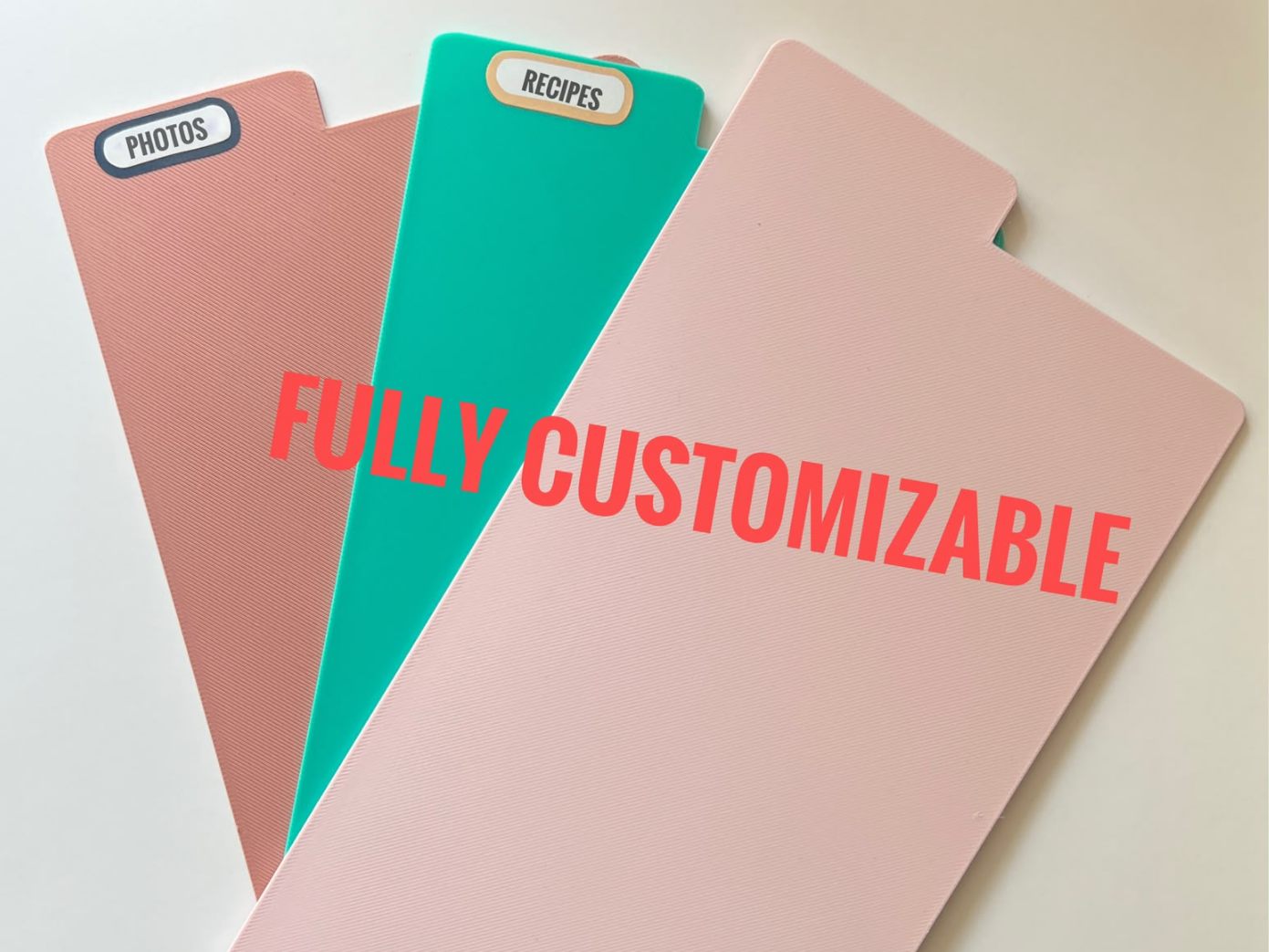 Tab Divider - parametric - fully customizable