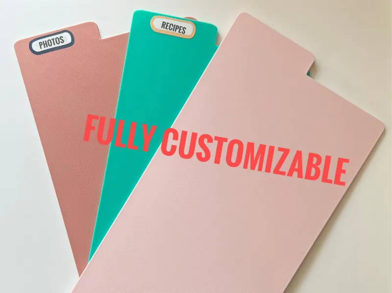 Tab Divider - parametric - fully customizable