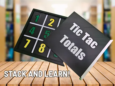 Tic Tac Totals: Educational Toy for Young and Old
