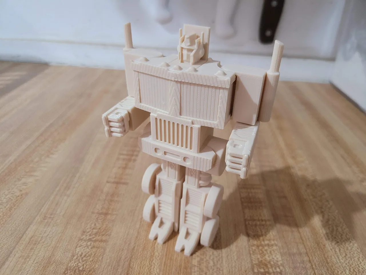 Transformable Truck Robot Print In Place view 4