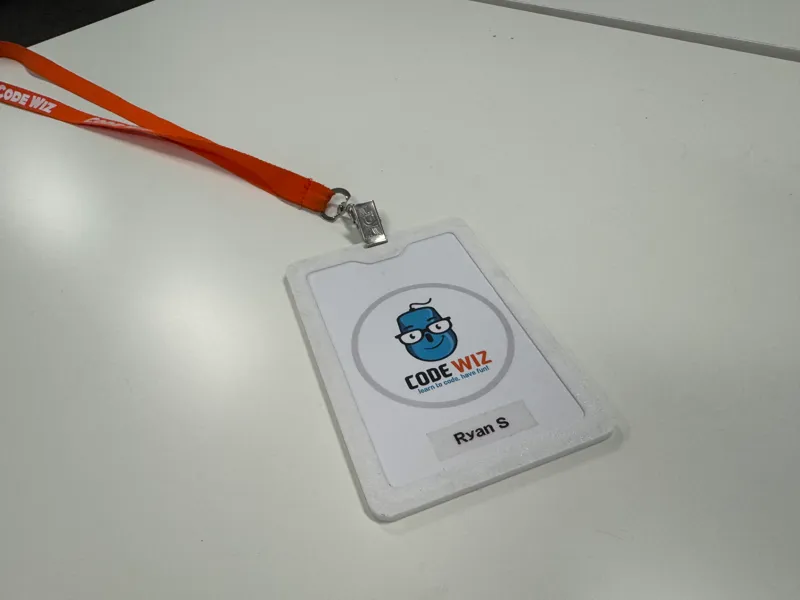 Code Wiz Nametag Case  