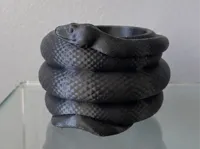 Pot de fleurs serpent enroulé — photo 2