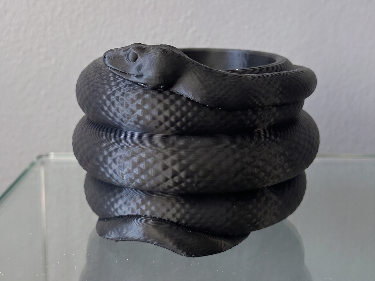 Coiled Snake Planter Pot