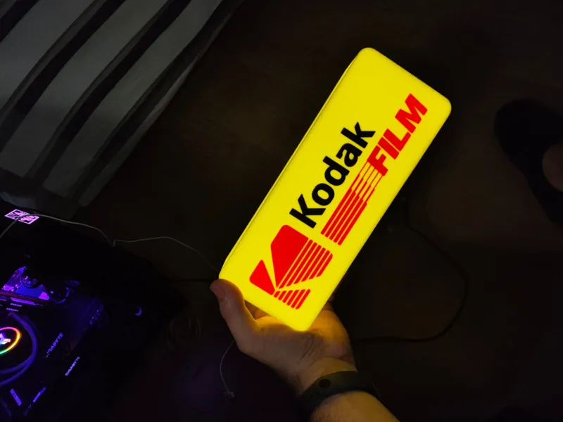 KODAK FILM LOGO LIGHTBOX