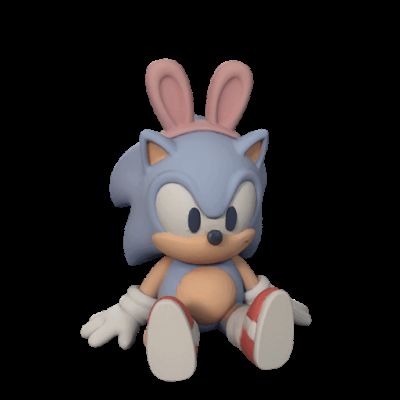 Cute Sonic Easter Bunny