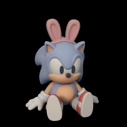 Cute Sonic Easter Bunny