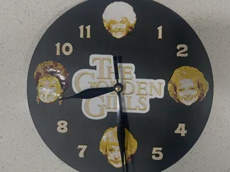 Golden Girls Clock