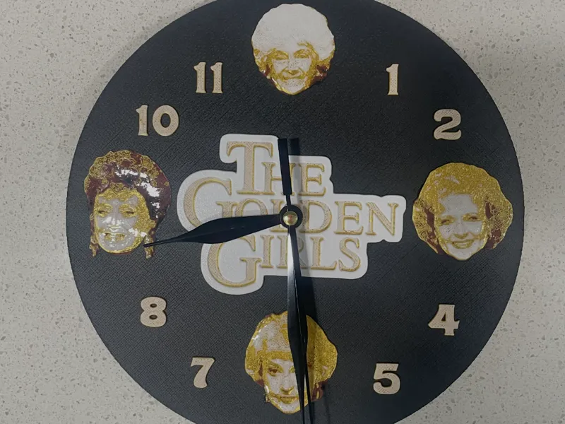 Golden Girls Clock