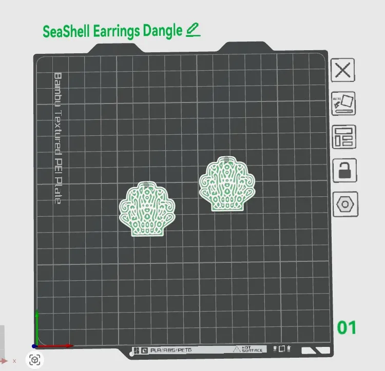Seashell Dangle Earrings view 4