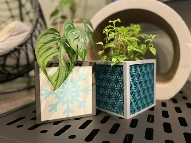 Planter Box With Customizable Inserts