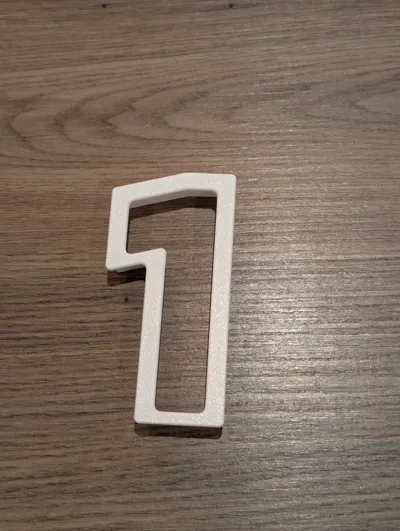 cookie cutter number one - Free 3D Print Model - MakerWorld