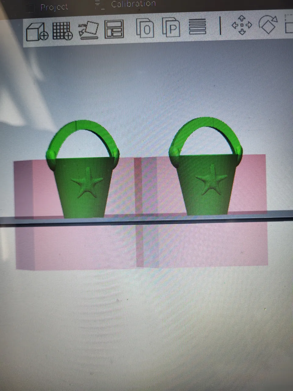 summer beach bucket and spade earrings view 4
