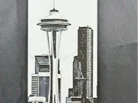 Seattle no hole 0.08mm layer, 1 walls, 100% infill