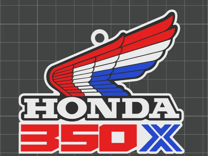 Honda ATC 350x Christmas Ornament