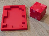 Puzzle plat cube 3 sur 6, deux solutions — photo 2