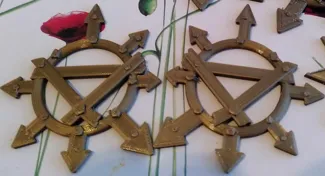 Skaven symbol, for cosplay and LRP/ LARP