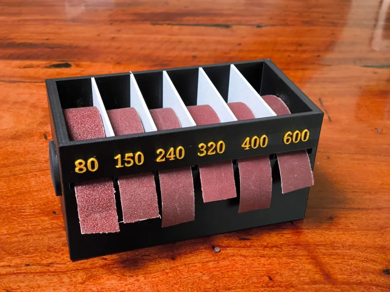 sanding rolls box /dispenser 