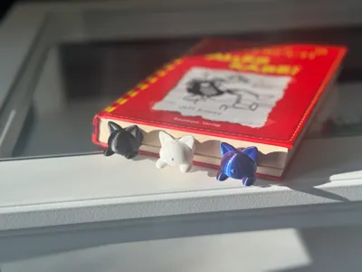 Cute Cat Bookmark for kids and cat lovers