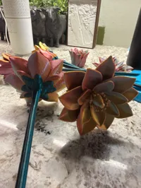 Fleur décorative sur pied — photo 10