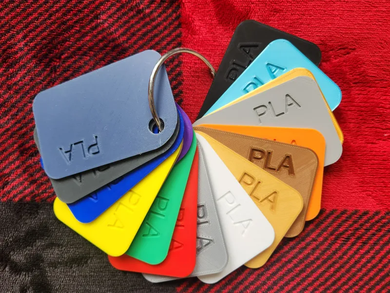All Material Filament Swatches