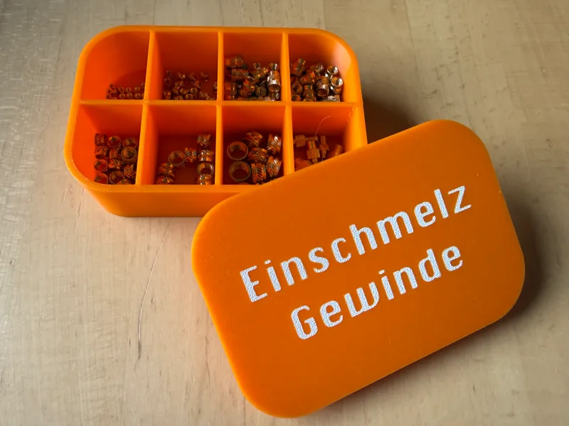 Dose für Einschmelz Gewinde