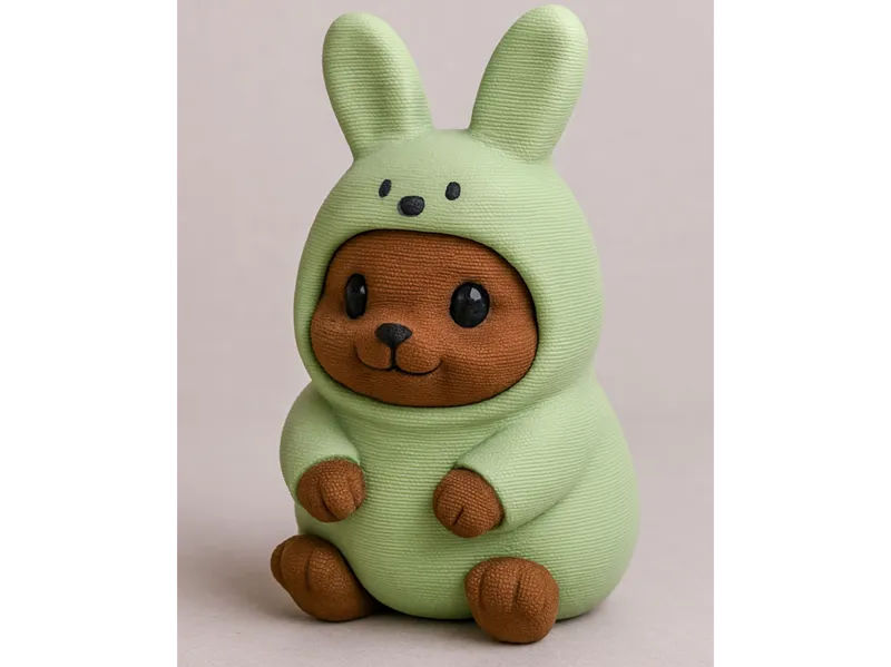 Cute Bunny in Peep Costume